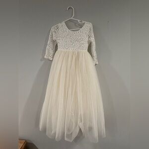 Ivory/White Flowergirl Dress